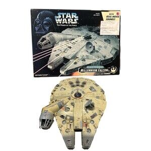 Star Wars The Power Of The Force Electronic Millennium Falcon, Box, Incomplete